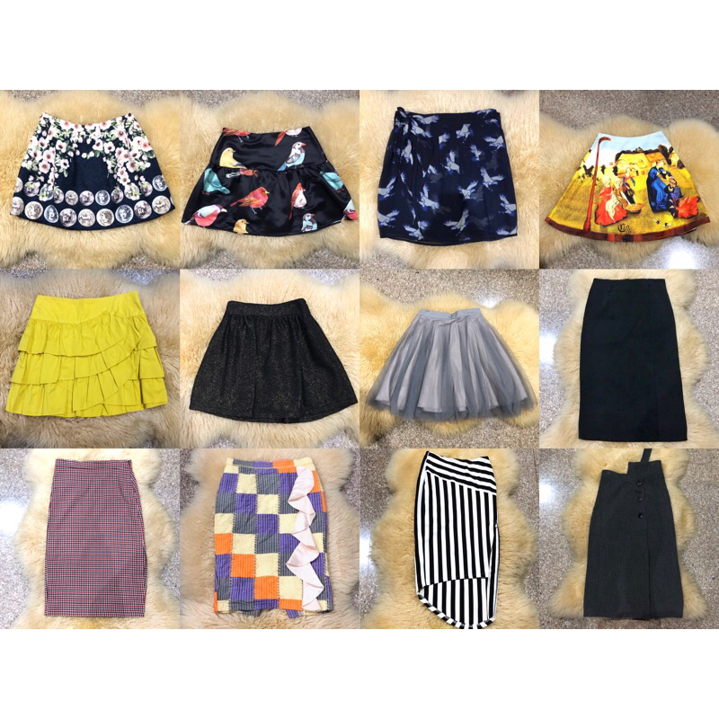 Rok Pendek / Rok Span / Midi Skirt / Mini Skirt Preloved
