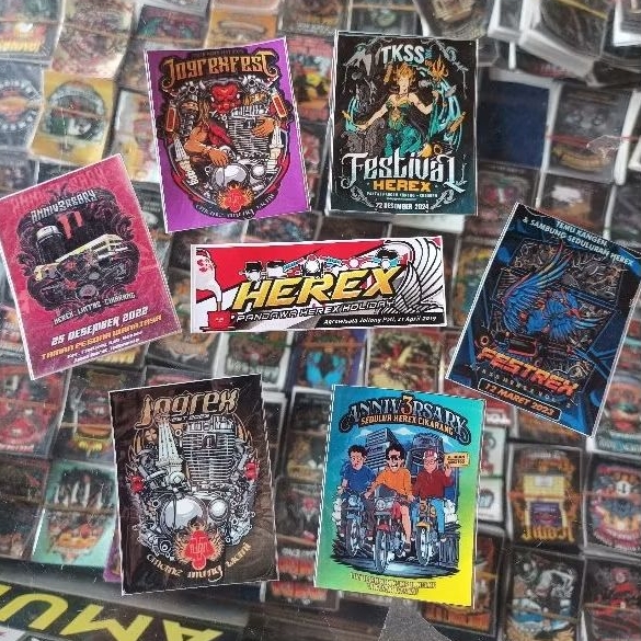 Stiker pack acara Herex