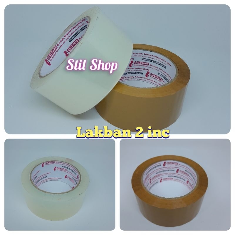 

LAKBAN BENING DAN COKLAT GOLDTAPE