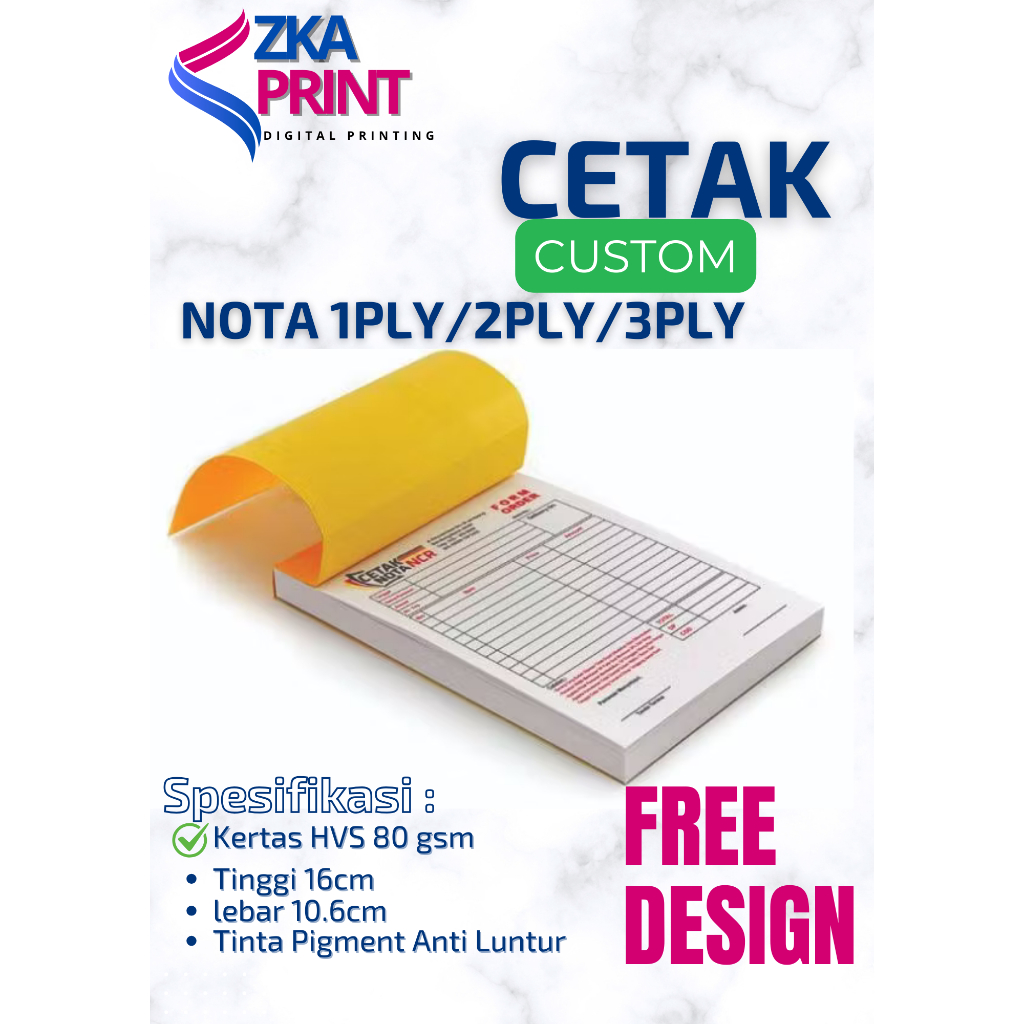 

CETAK NOTA CUSTOM