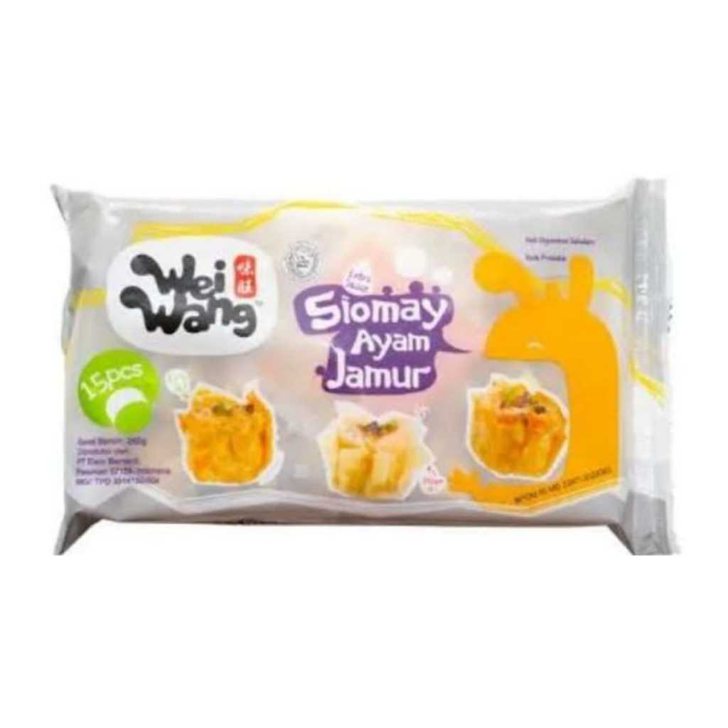 

Wei Wang Siomay Ayam Jamur 260gr isi 15pcs