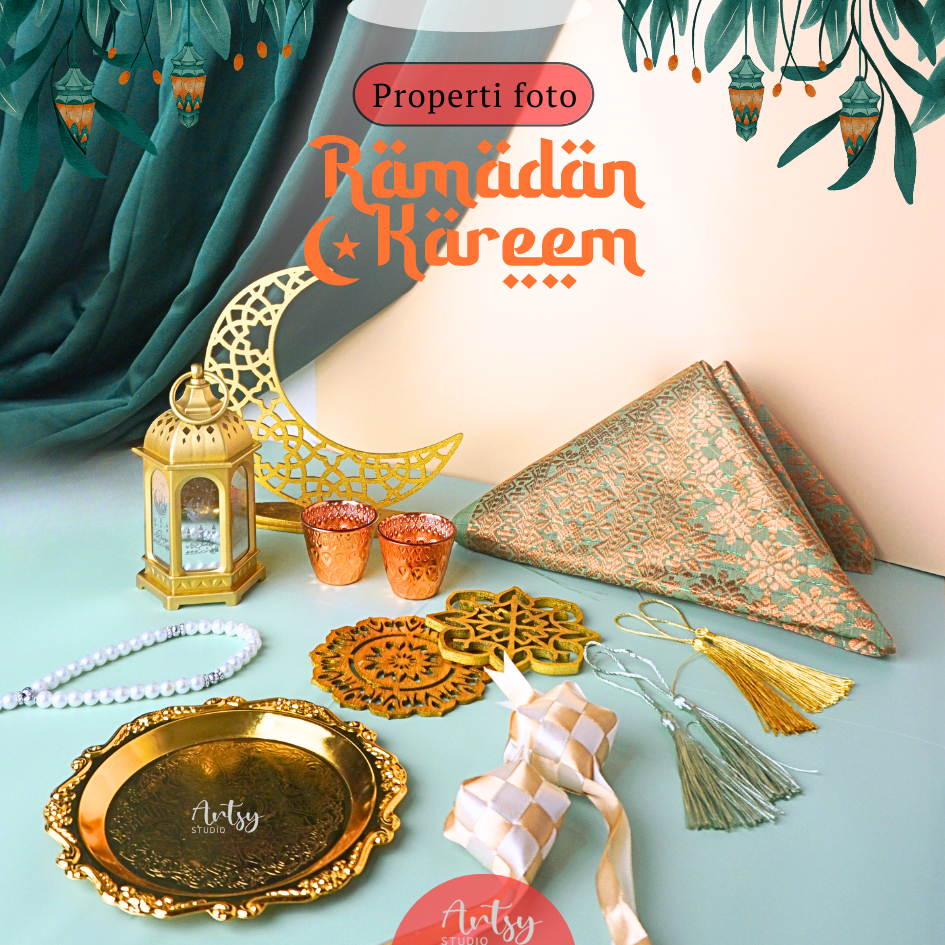 Artsy Studio Properti Foto Props Properti Foto Tema Lebaran Ramadhan Idul Fitri (CUSTOM Series)