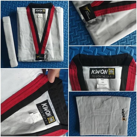 DOBOK TAEKWONDO KWON CLUB LINE KERAH POOM