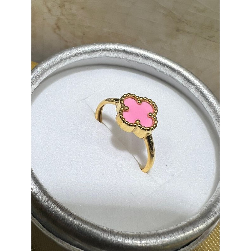 Cincin Vancleef Warna Pink