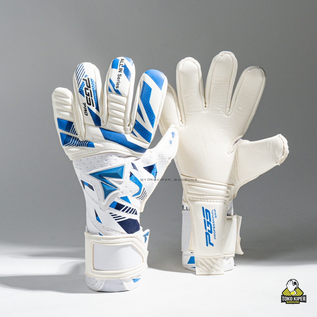 Sarung Tangan Kiper PGS All In Series 2025 Biru/Putih