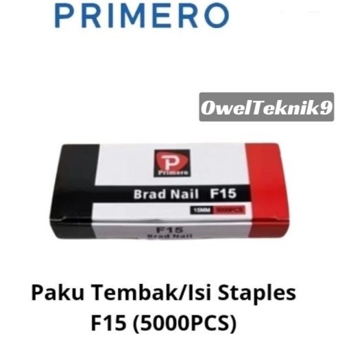 

OwelTeknik0 - Isi Paku Tembak F15 Primero/ Isi Staples F15 Primero%Refill Paku Tembak F15 Primero 100% ORIGINAL