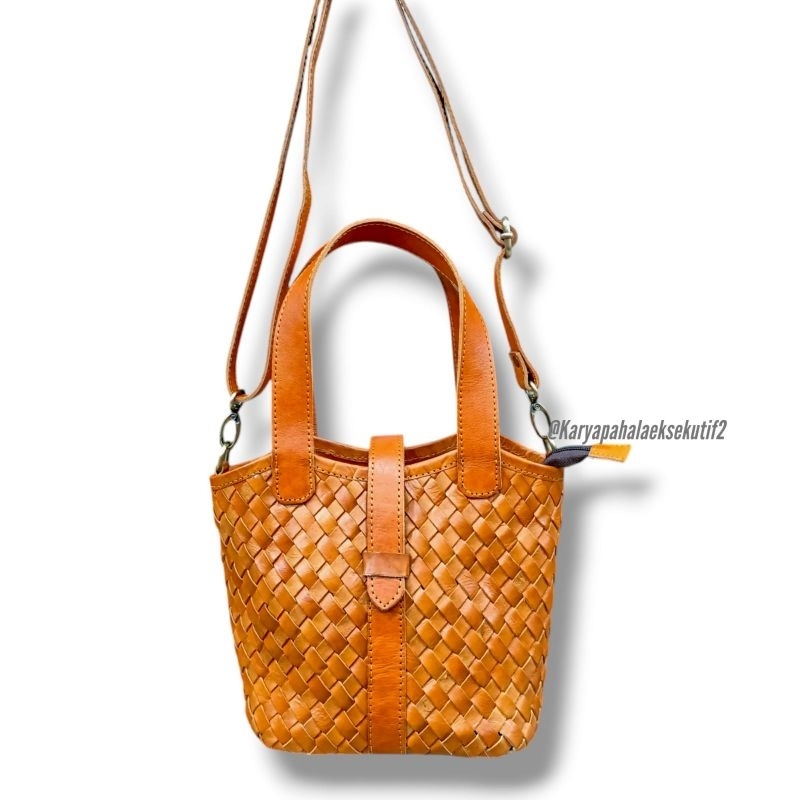 Tas wanita anyaman, Tas wanita kulit asli *karyapahalaeksekutif2*