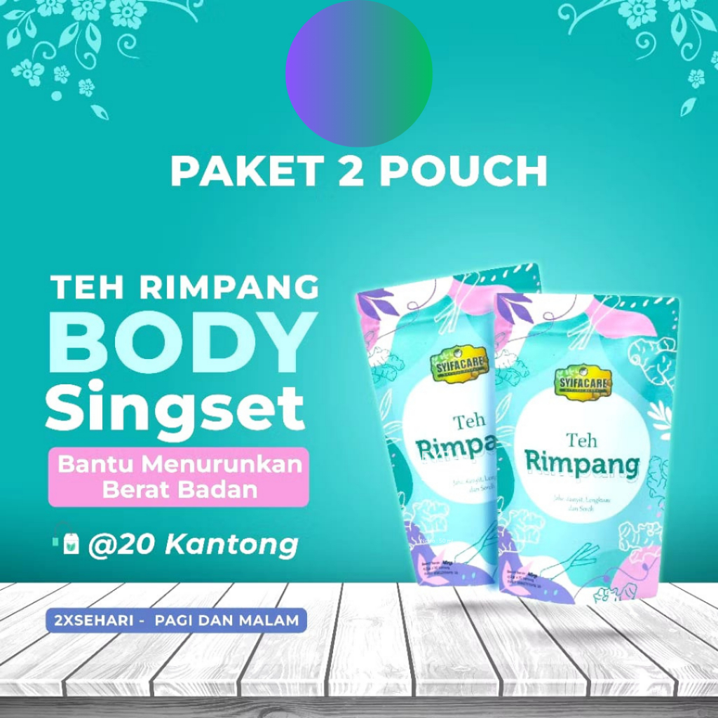 

Paket 2 Pcs Teh Rimpang Syifacare Minuman Rempah Ala JSR | Teh Diet Detox Pelangsing Herbal Original