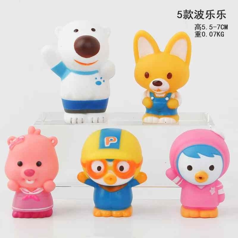 pororo and friends figure set 5 mainan topper