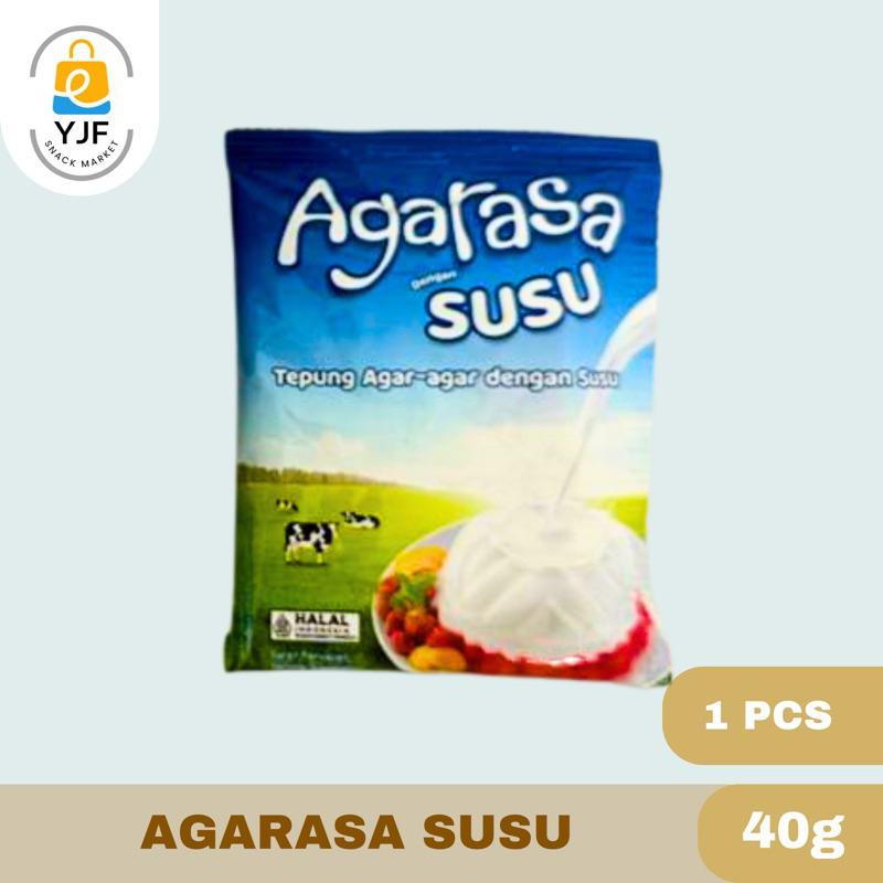 

Nutrijell Agarasa Susu / Agar Puding Susu Instan - 1PCS 40g