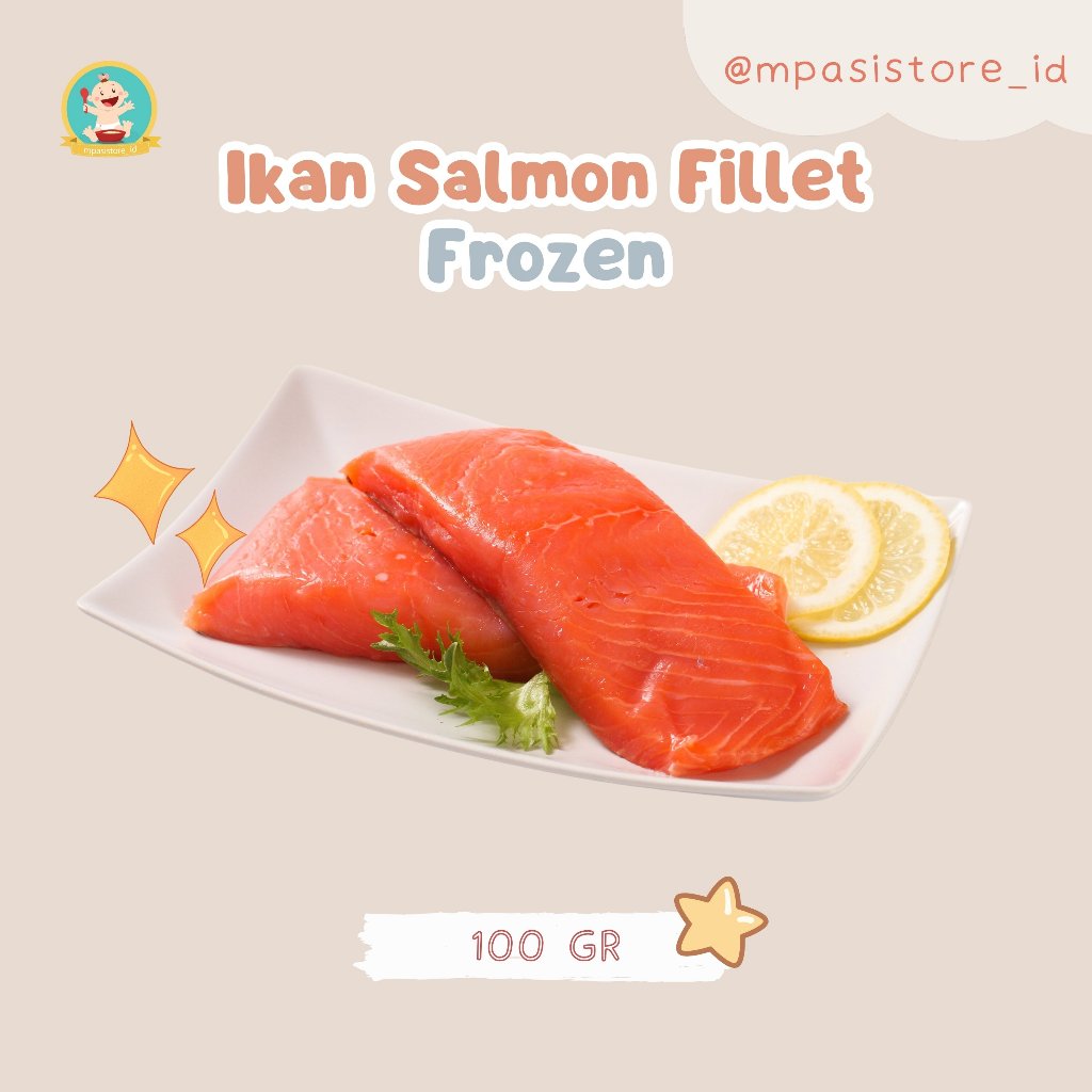 

Ikan Salmon Fillet Frozen Untuk MPASI 100grm