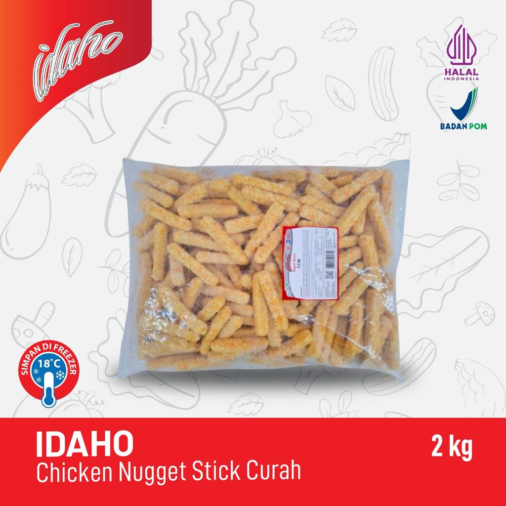 

IDAHO Chicken Nugget Stick Curah 2 Kg