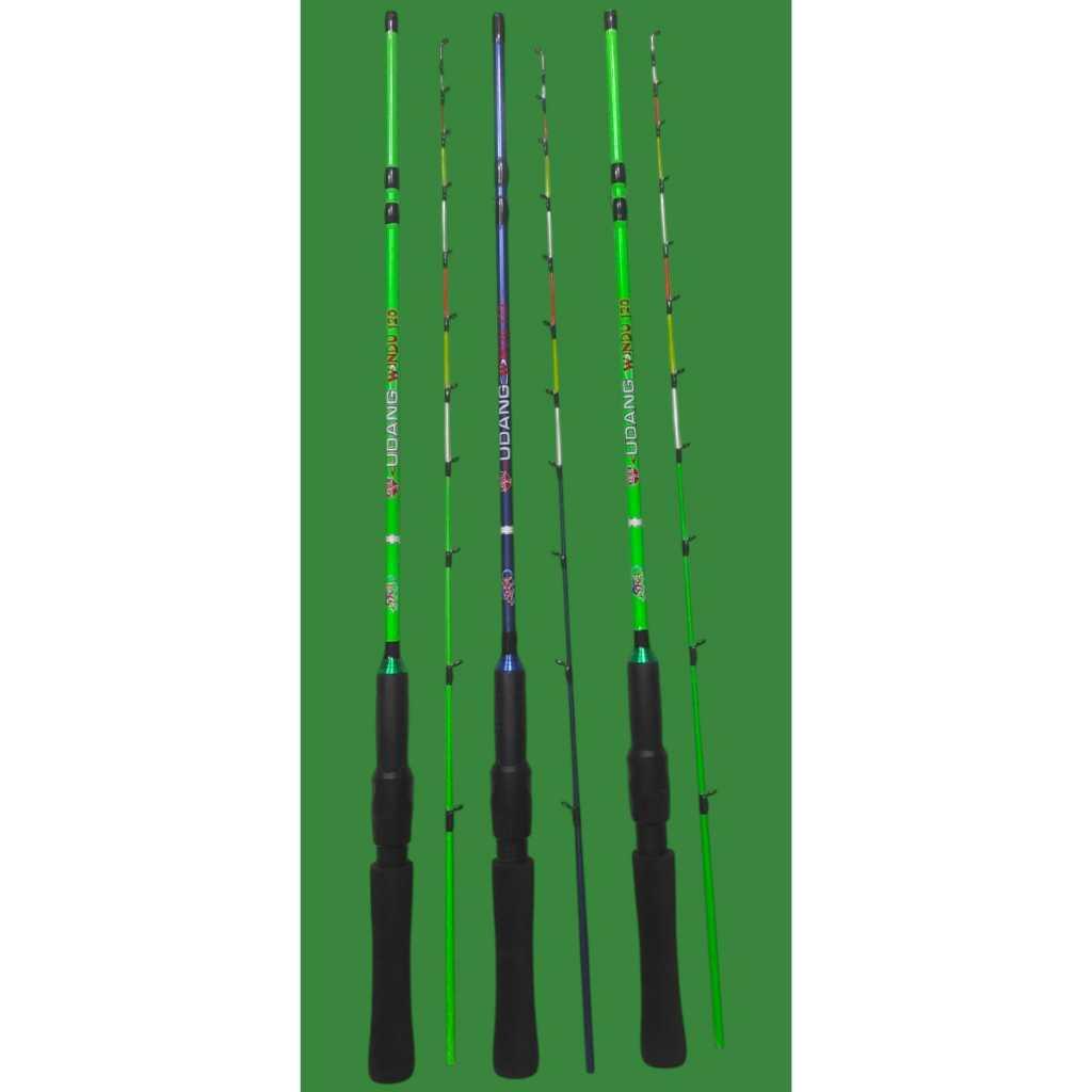 Joran Udang Windu Fiber Solid 120 135 150 165  Lentur