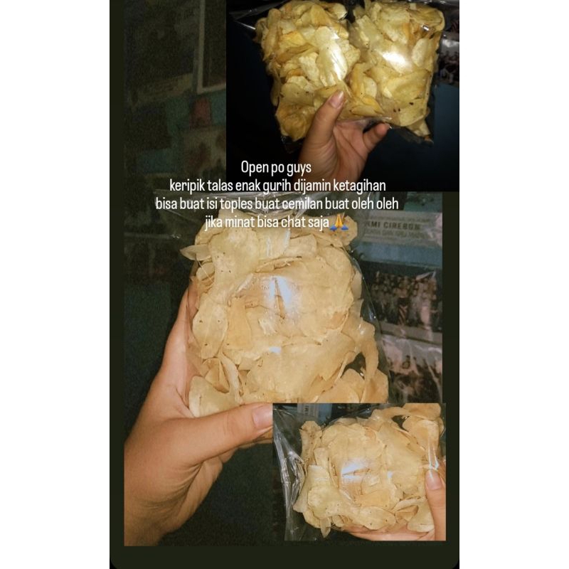 

Keripik Talas khas ciamis 200 gram