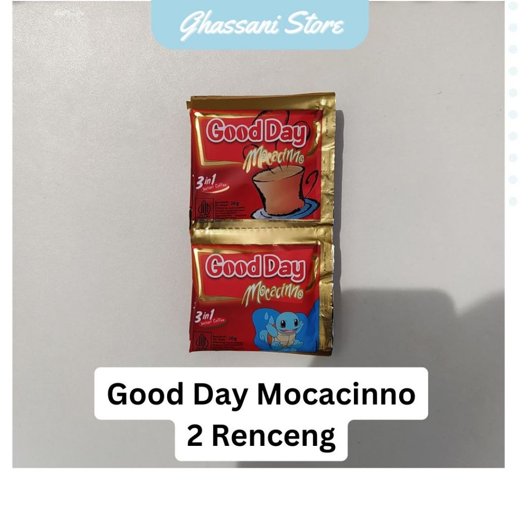 

Kopi Instan Good Day Mocacinno 3in1 Rasa Cokelat dan Vanilla 20g 24pcs - Susu, Air kaleng