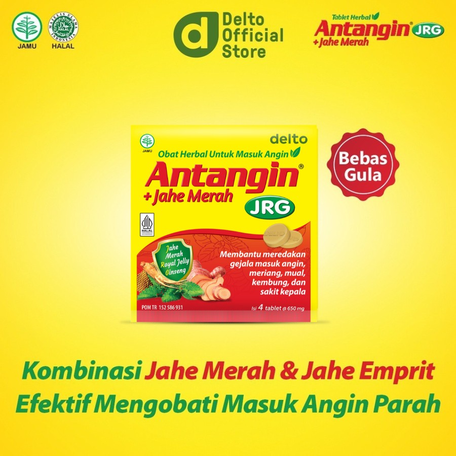 

Antangin Cair JRG Dewasa 1 Box 12 Sachet Herbal Masuk Angin Antangin