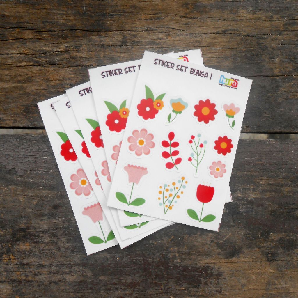 

STIKER PACK BUNGA