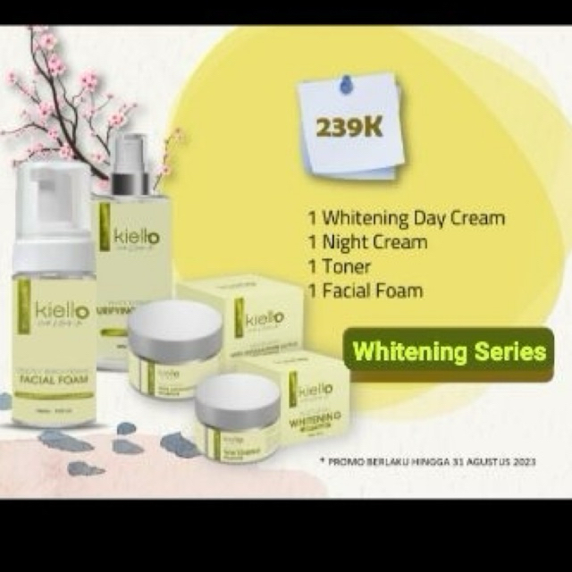 KIELLO SKINCARE WHITENING SERIES