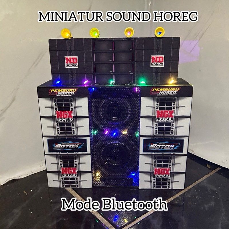Miniatur Sound Horeg / Sound Sistem ND Nada / Speaker Horeg NGX Ngosex