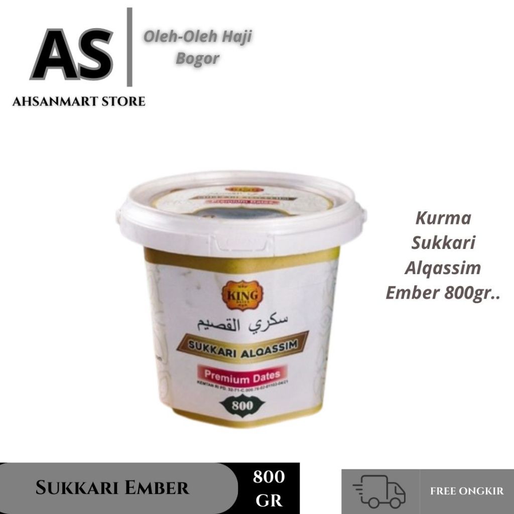 

Kurma King Dates Sukkari Alqassim 800 Gr Kualitas Jumbo