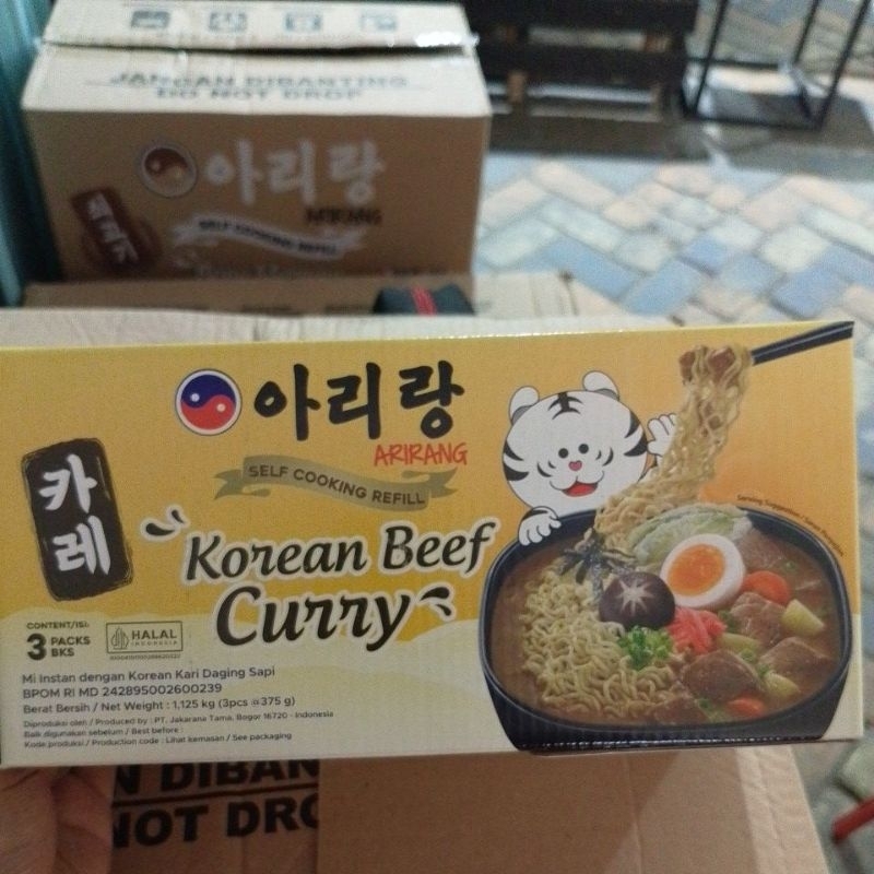 

Arirang Refill Self Cooking Box Isi 3pcs Beef Korean Curry