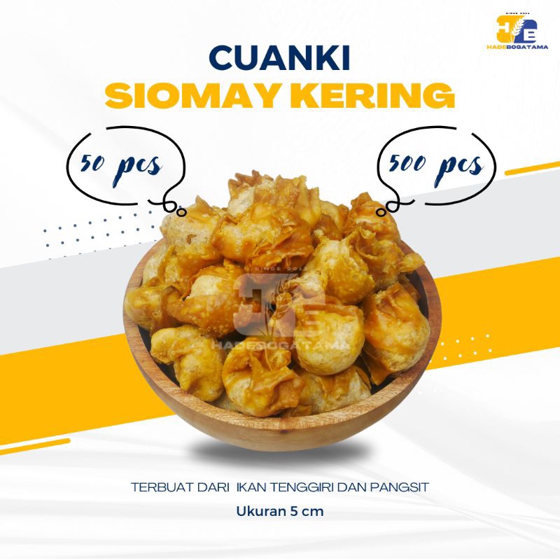 

Cuanki Siomay Kering 50 Buah (BKS)