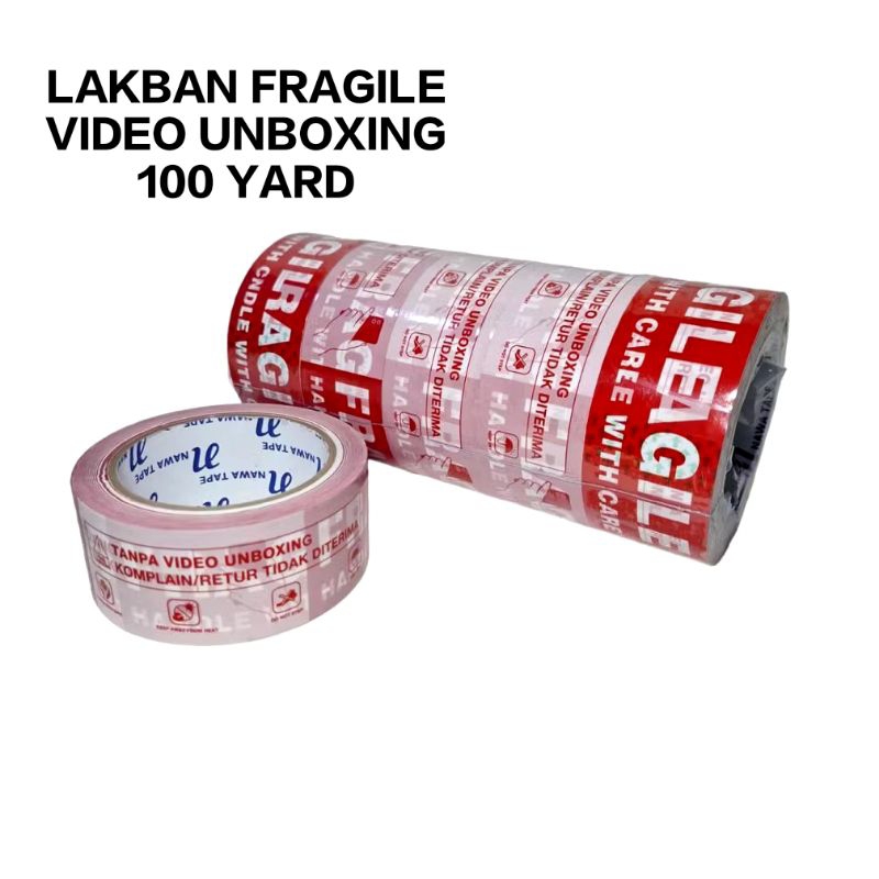 LAKBAN FRAGILE VIDEO UNBOXING 100 YARD