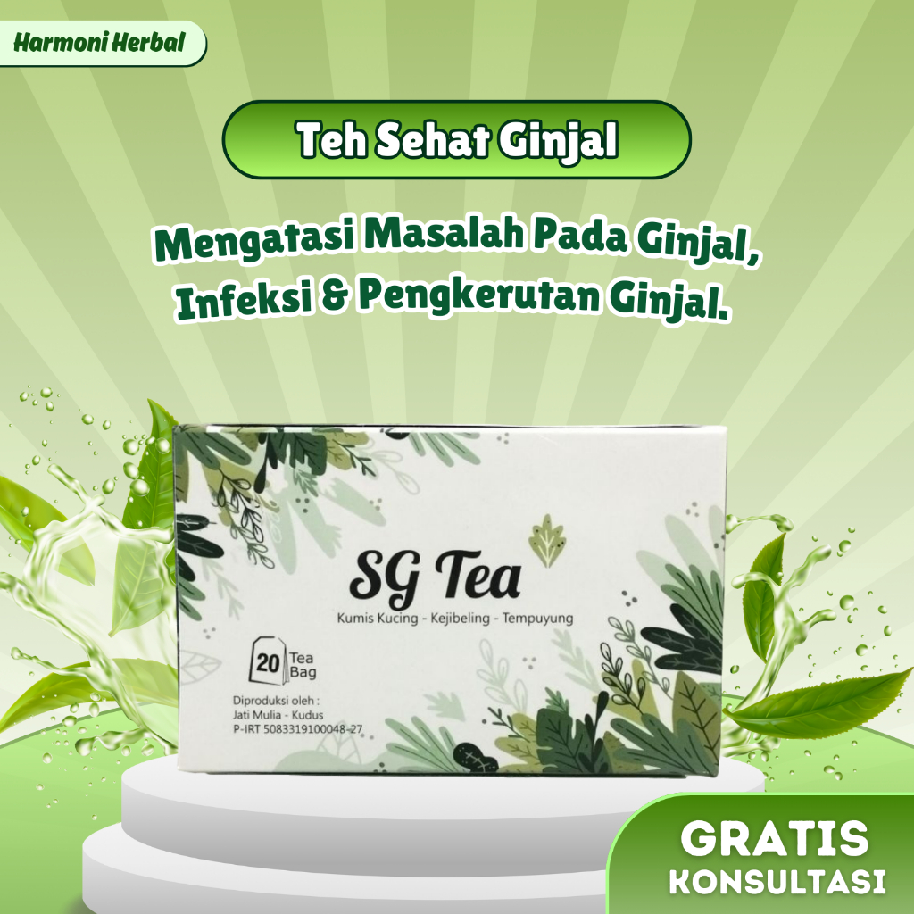 

Teh Celup Sehat Ginjal - SG TEA HERBAL 100% ASLI