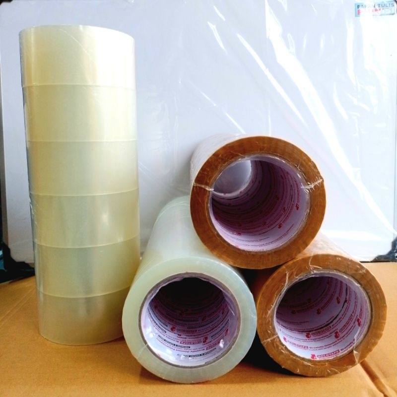 

Lakban OPP Gold Tape 90 Yard Bening & Coklat ( Slop ) [ Original ]