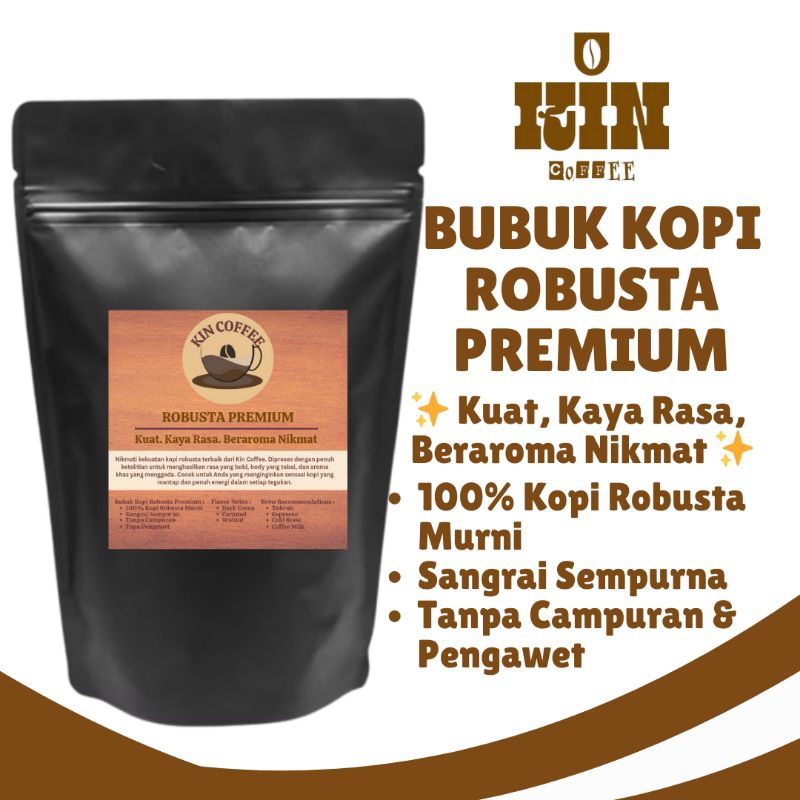 

Bubuk Kopi Robusta Premium - 100% Kopi Robusta Murni