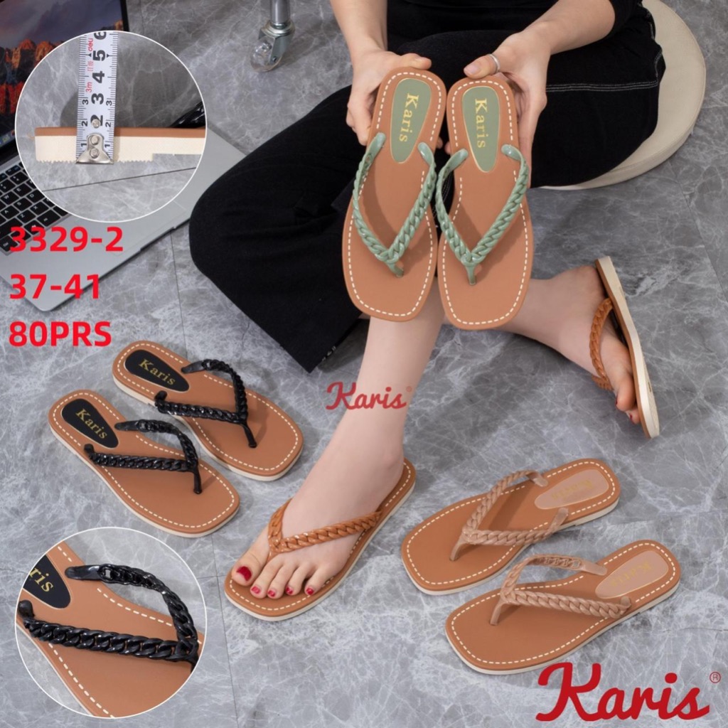 Sendal Jepit Fashion Wanita Ala Korea 3329-2