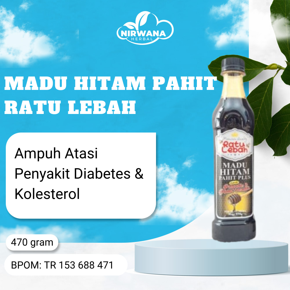 MADU HITAM PAHIT RATU LEBAH ORIGINAL BPOM OBAT DIABETES, KOLESTEROL, JANTUNG dan Asam Urat Ampuh