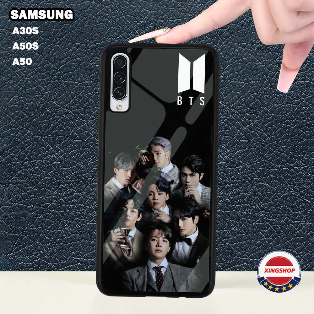 [ ks03 ] CASE Glossy SAMSUNG A30S | SAMSUNG A50S | SAMSUNG A50 | Casing Kilau Pic HD Motif BTS | Cas