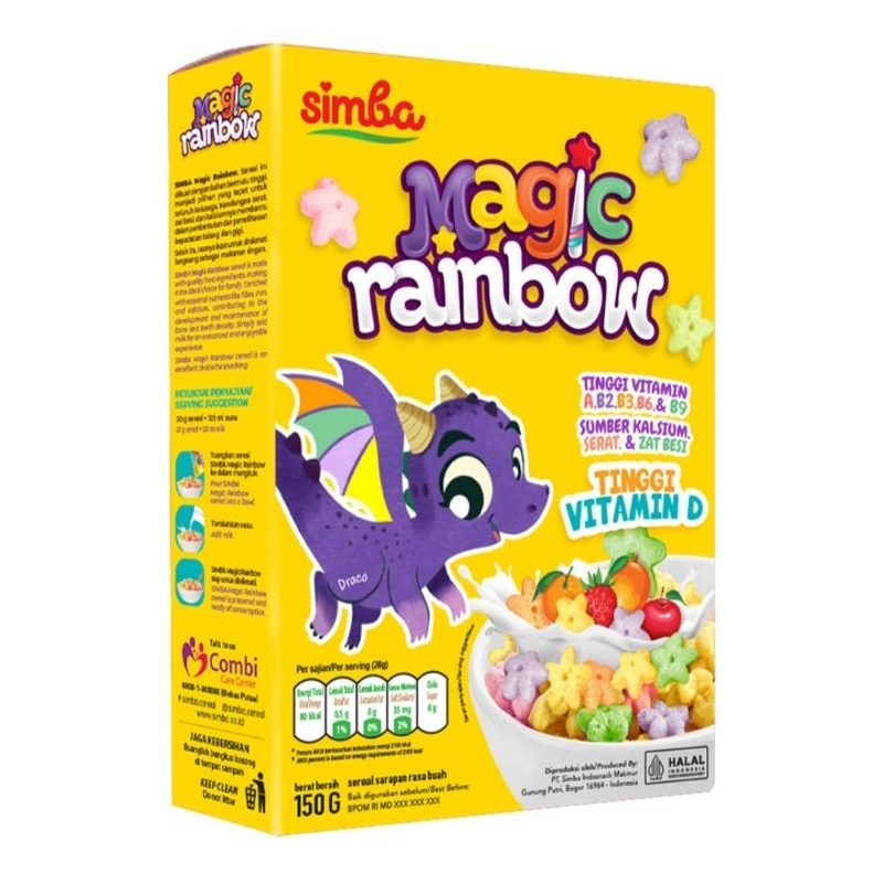 

Simba Magic Rainbow Sereal Rasa Buah 150 g