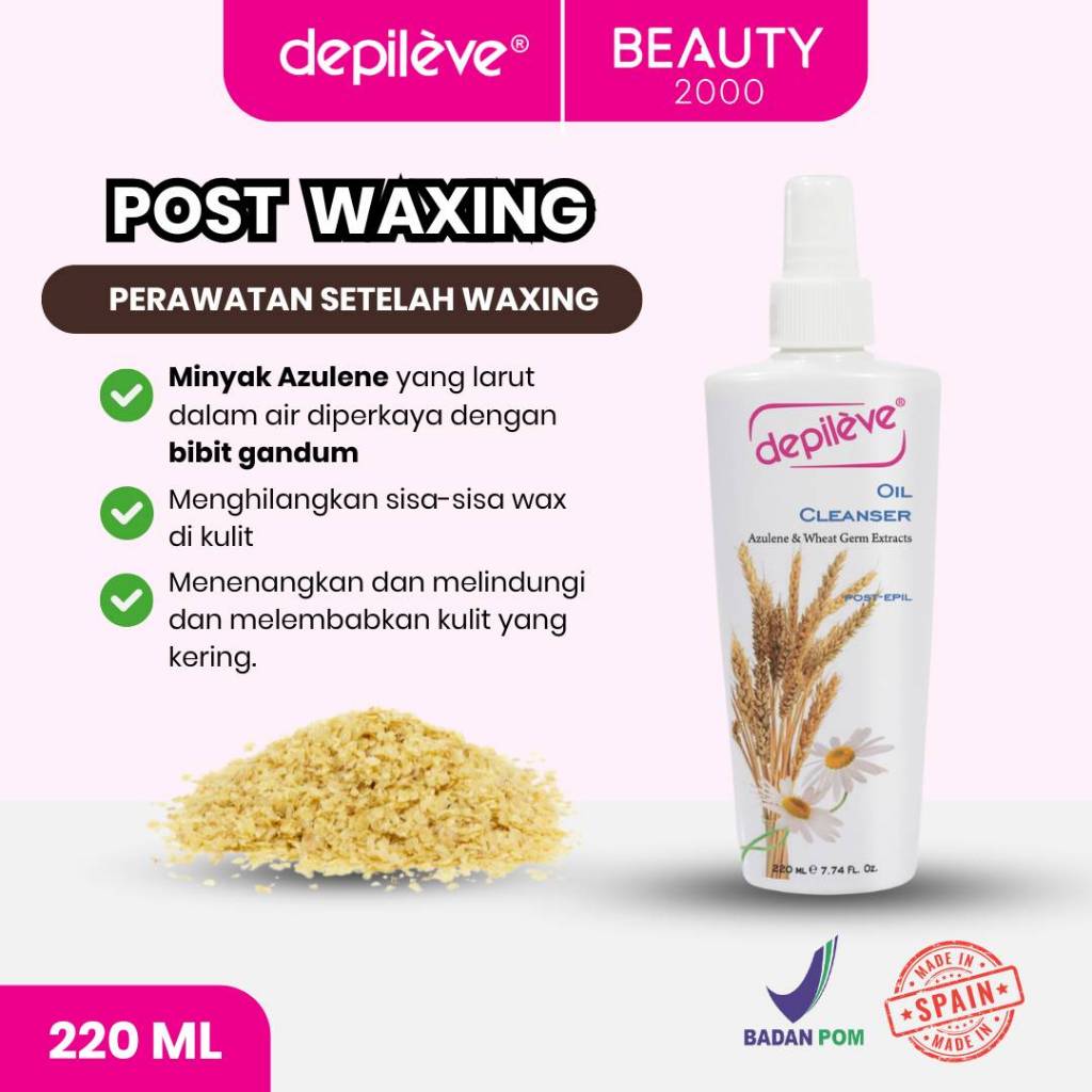 Depileve Oil Cleanser Azulene&Wheat Germ Extracts 220ml
