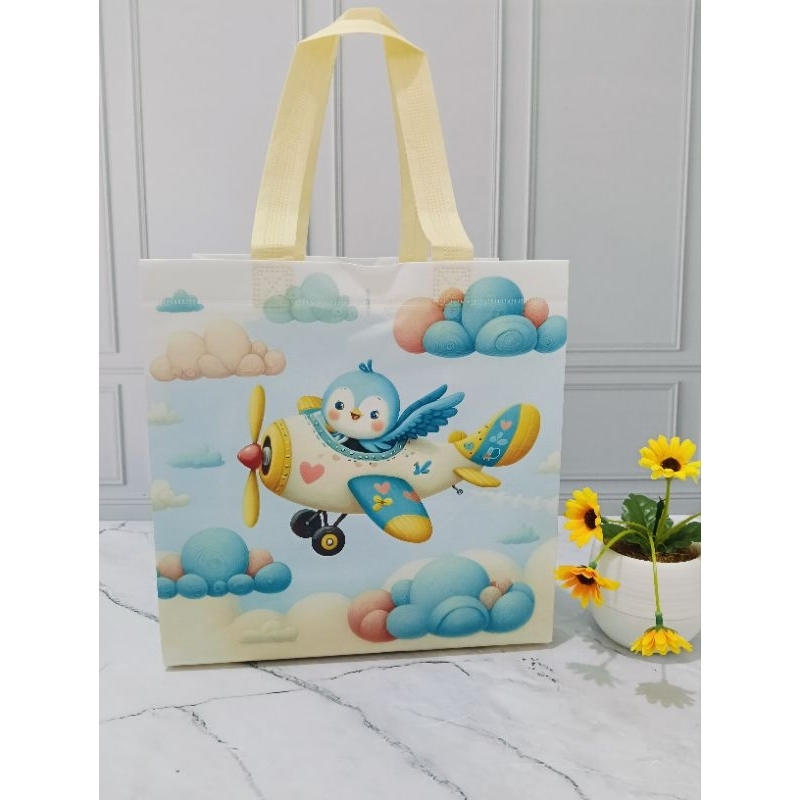 

RB Goodiebag Ulang Tahun 25x25x15 Bento[Lusinan Isi 12Pcs] - Tas Ulang Tahun Baby Dino