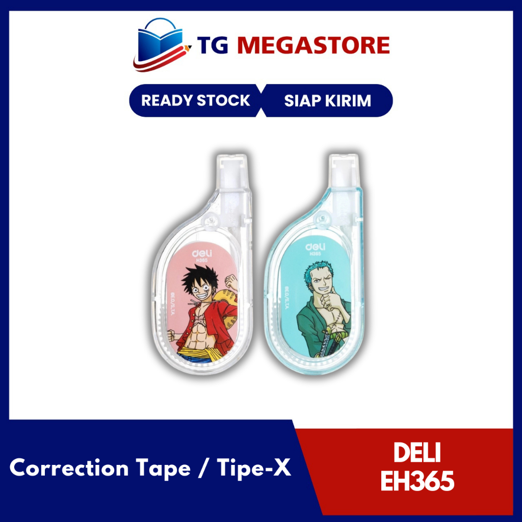 

Tipe-X Correction Tape Deli One Piece 6m x 5mm - EH365
