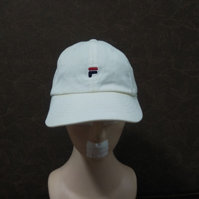 Topi Fila vintage putih Bekas second branded original