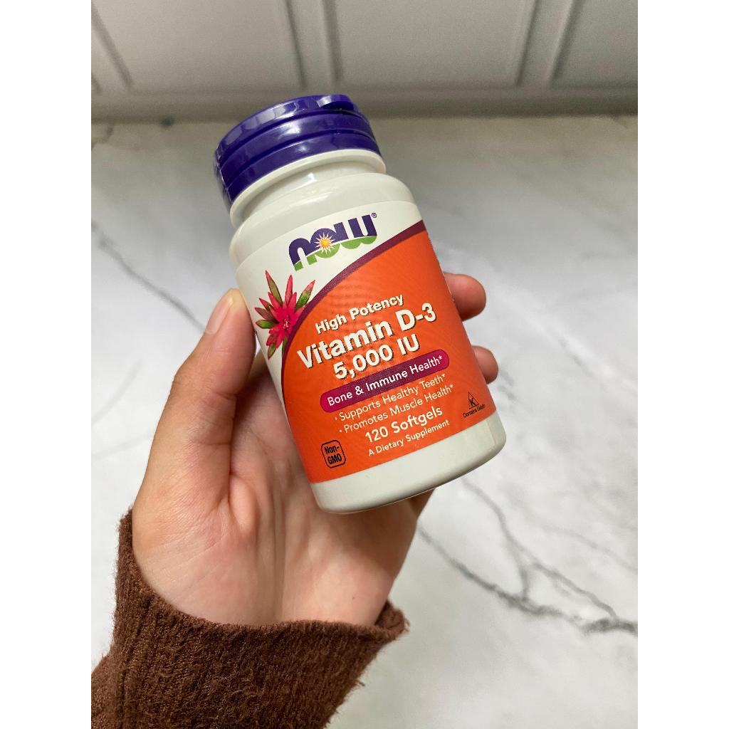 NOW FOOD VITAMIN D3 5000 IU - Vit D D-3 5000IU 240 Softgels