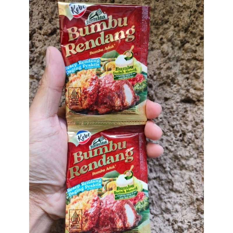 

Kobe Bumbu Aduk Bumbu Rendang 1 Renceng isi 10 Sachet