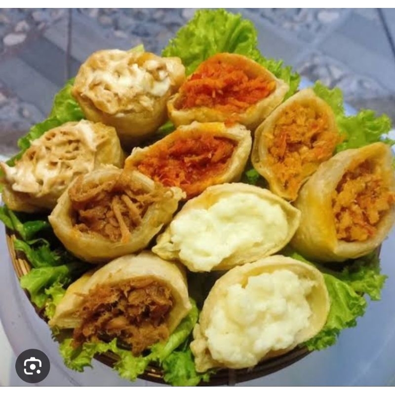 

cireng isi ayam suir keju lumer jando bakso mercon