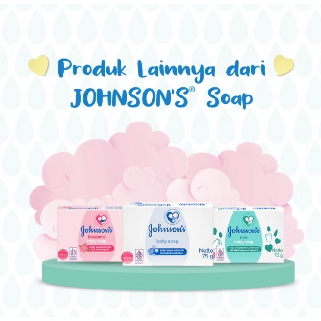 Johnson's johnson baby soap sabun batang bayi