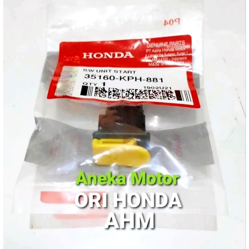 Saklar Tombol Stater Honda Vario 110 Karbu Karisma Supra X 125 Karbu Supra X 125 Fi KTM  Supra Fit n