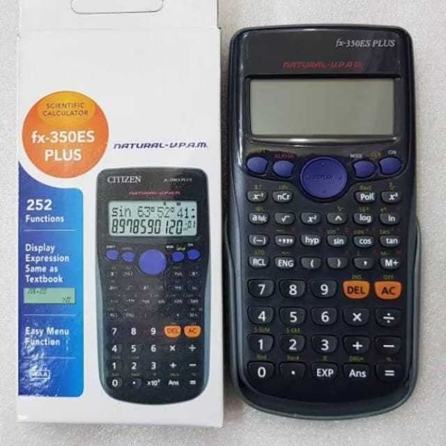 

Adn Kalkulator Scientific SDC FX 350ES PLUS Komplit 252 functions CT 350 ES PLUS Fx 350 Es CT