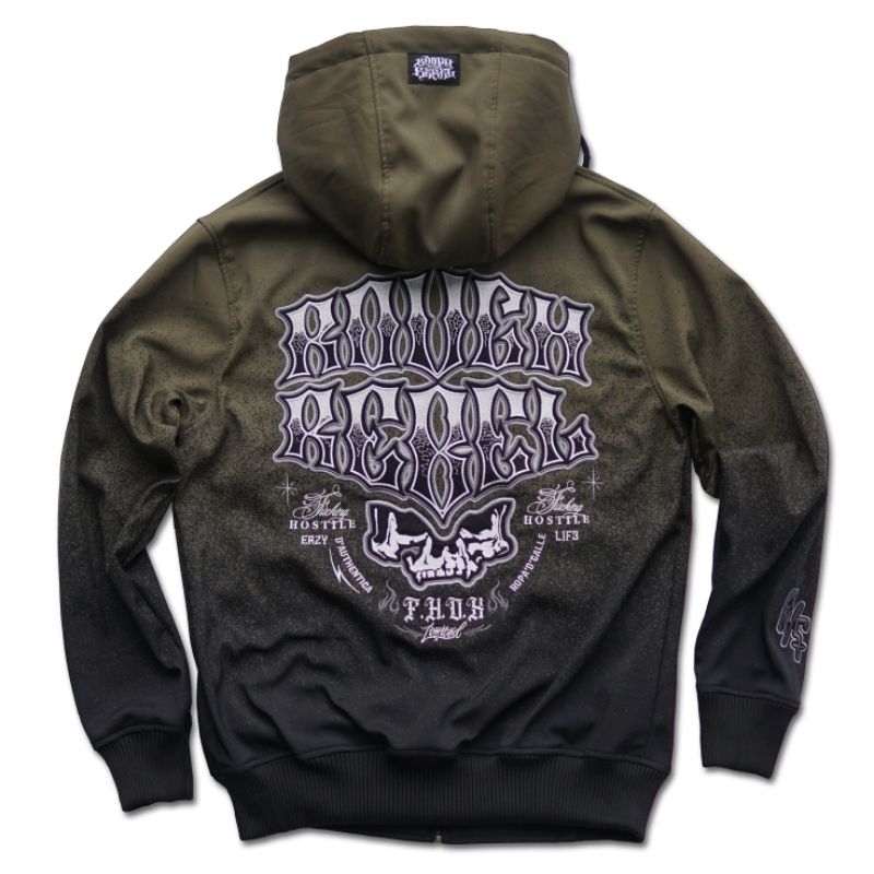 ROUGHREBEL ORIGINAL - STARKGRADATION ZIPPER HOODIE LIMITED