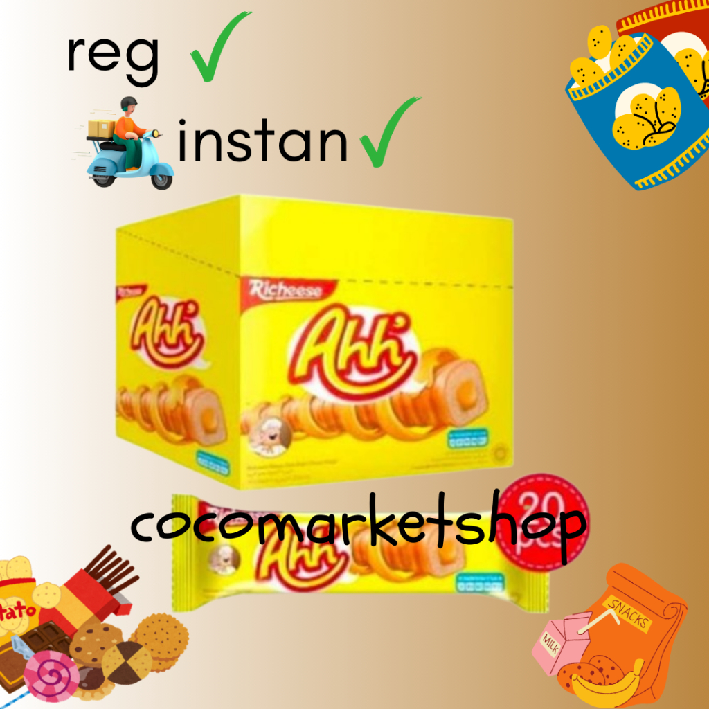 

COCOMART - (BOX) RICHEESE NABATI AHH TRIPLE CHEESE - 4GR - ISI 20PCS