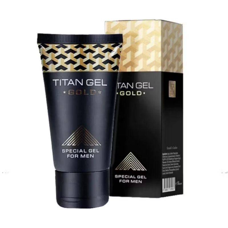 TITAN GEL GOLD Asli RUSIA TITAN GEL Penambah Ukuran Dan Tahan Lama Besar Panjang Kuat, Keras Dan Per