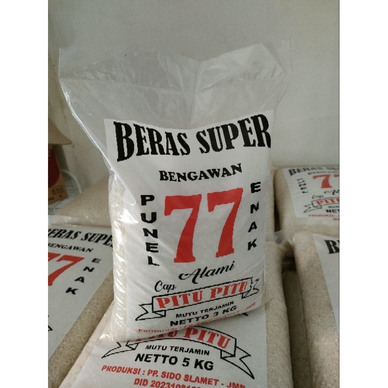 

Beras premium 77 3kg