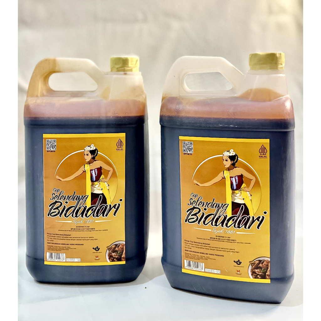 

KECAP MANIS SELENDANG BIDADARI 5LITER ISI 2 NON MSG