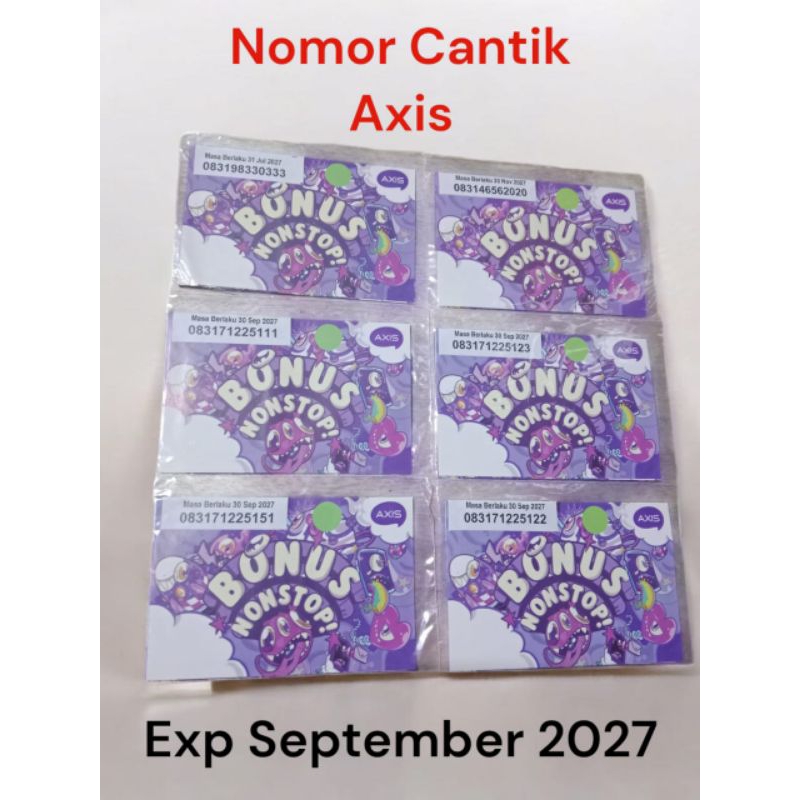 Kartu Axis Nomor Cantik